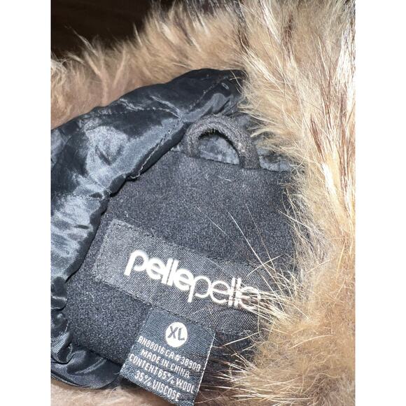 Pelle Pelle Fur Hood Wool Jacket - Picture 4 of 5